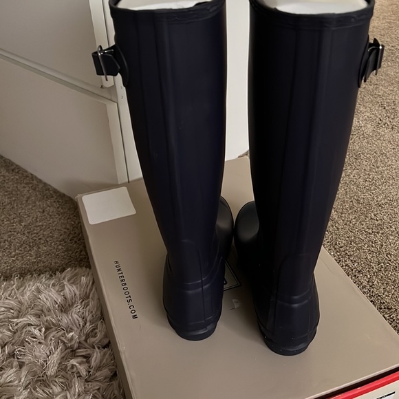 Women's Tall Rain Boots Aubergine Purple size 7 - Picture 10 of 11